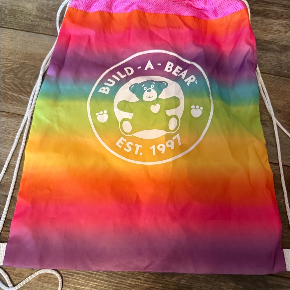 Build-A-Bear Pink Drawstring Bag - Picture 2 of 6